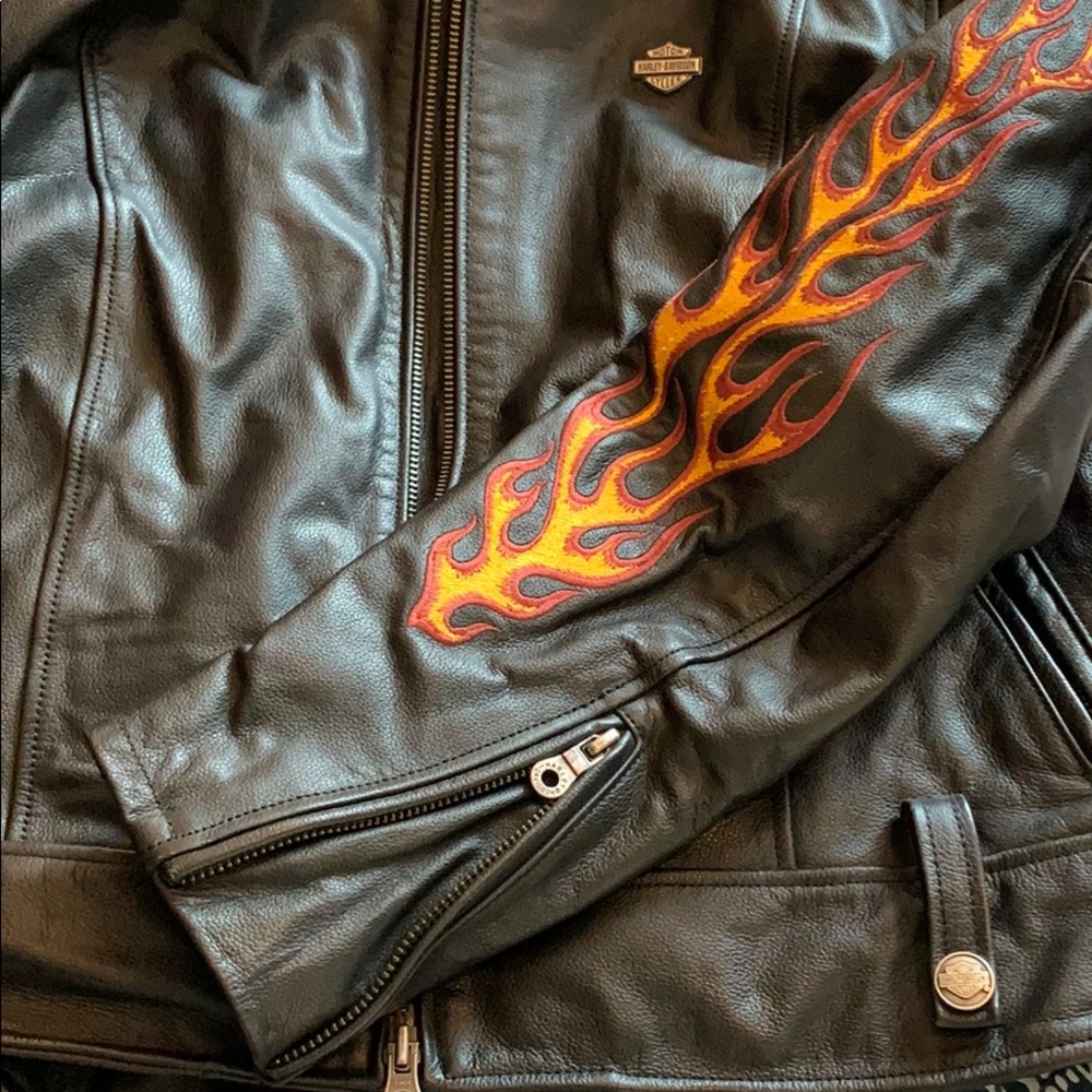 Harley-Davidson Ride Free Vintage Leather Jacket - Gem